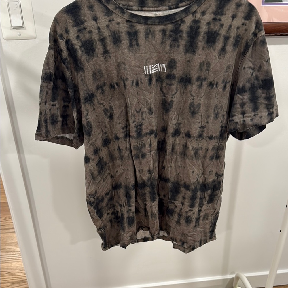All Saints Black and Brown Short Sleeve Tees